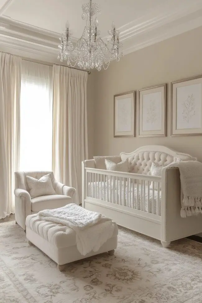 Sleek and Simple Baby Space