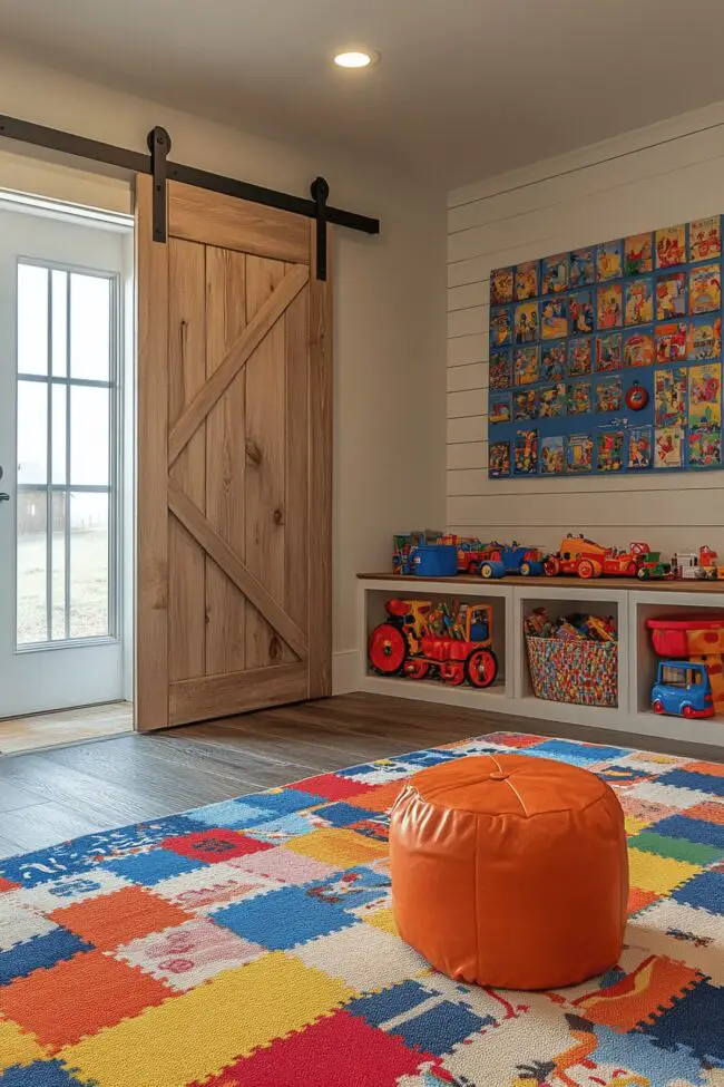 Playful Farmhouse Children’s Room