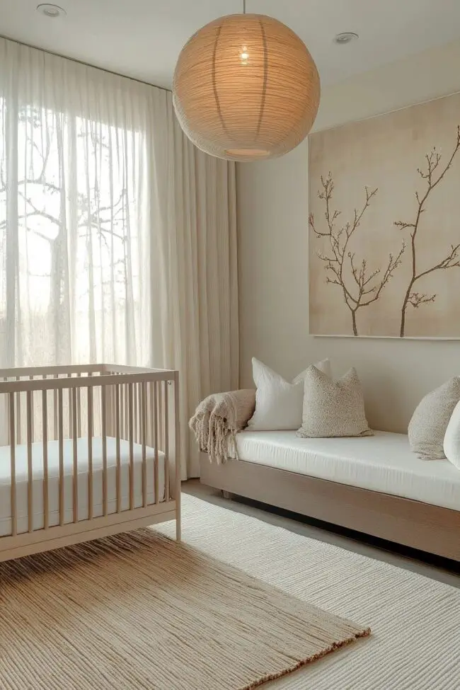 Zen-Style Baby Room