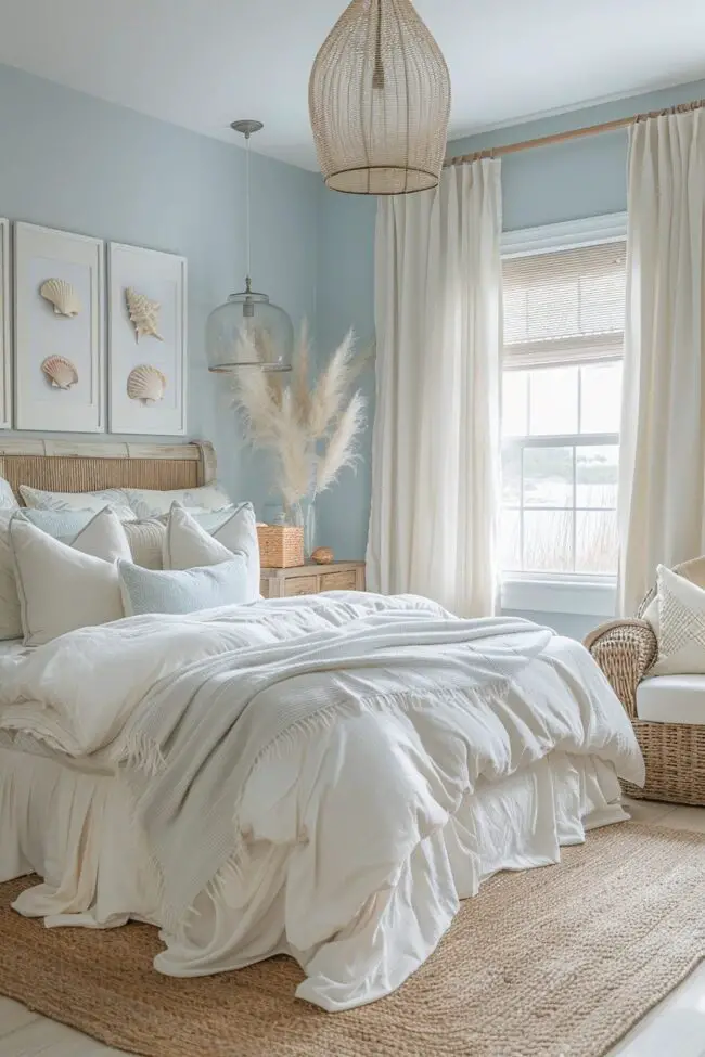 Coastal-Inspired Guest Bedroom Escape