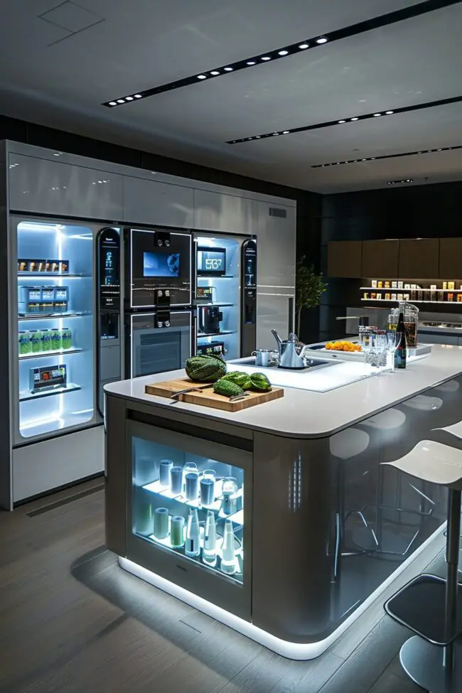 Intelligent Kitchens with Built-in Tech