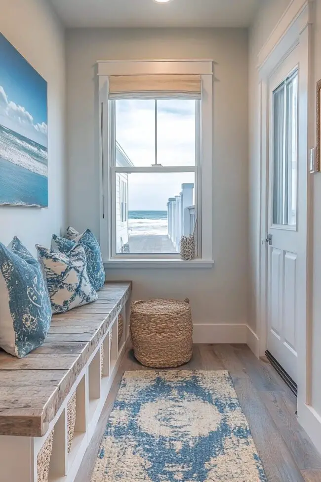 Coastal Bohemian Entryway