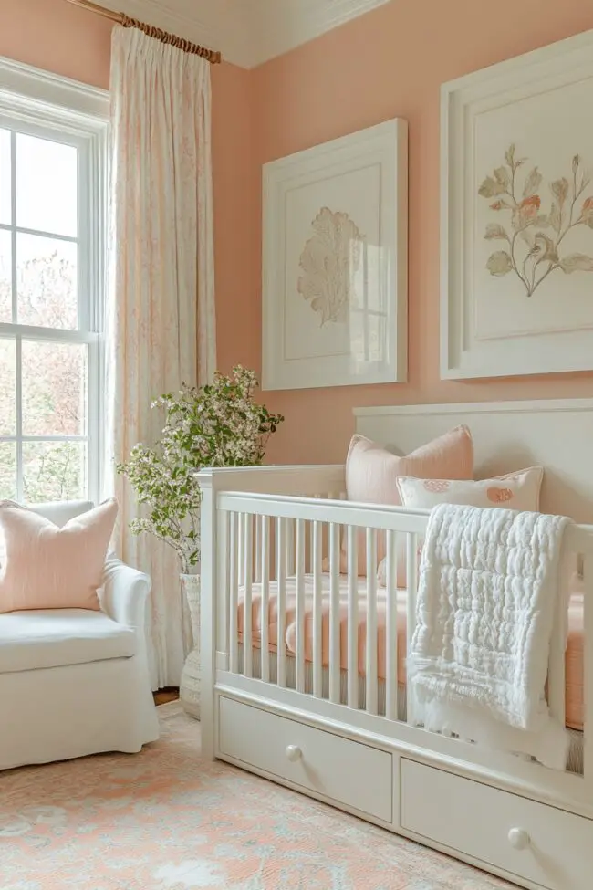 Soft Peach Bliss Nursery