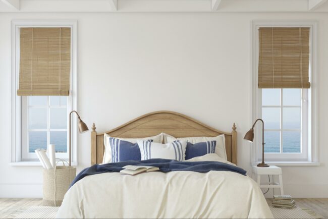 What Color Palettes Work Best For A Coastal Farmhouse Bedroom?