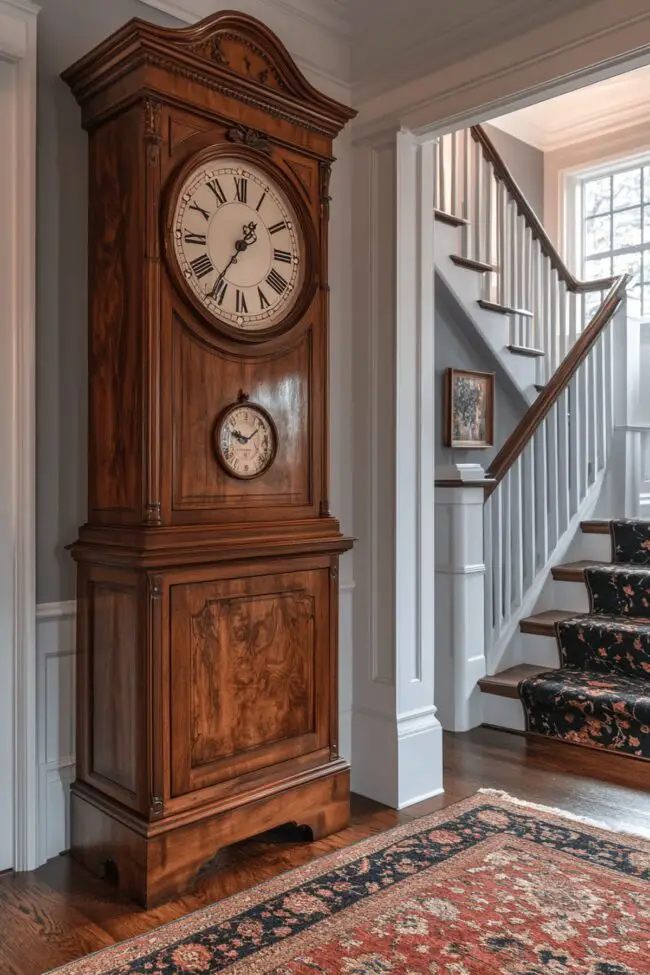 Grandfather Clock for Entryway Elegance