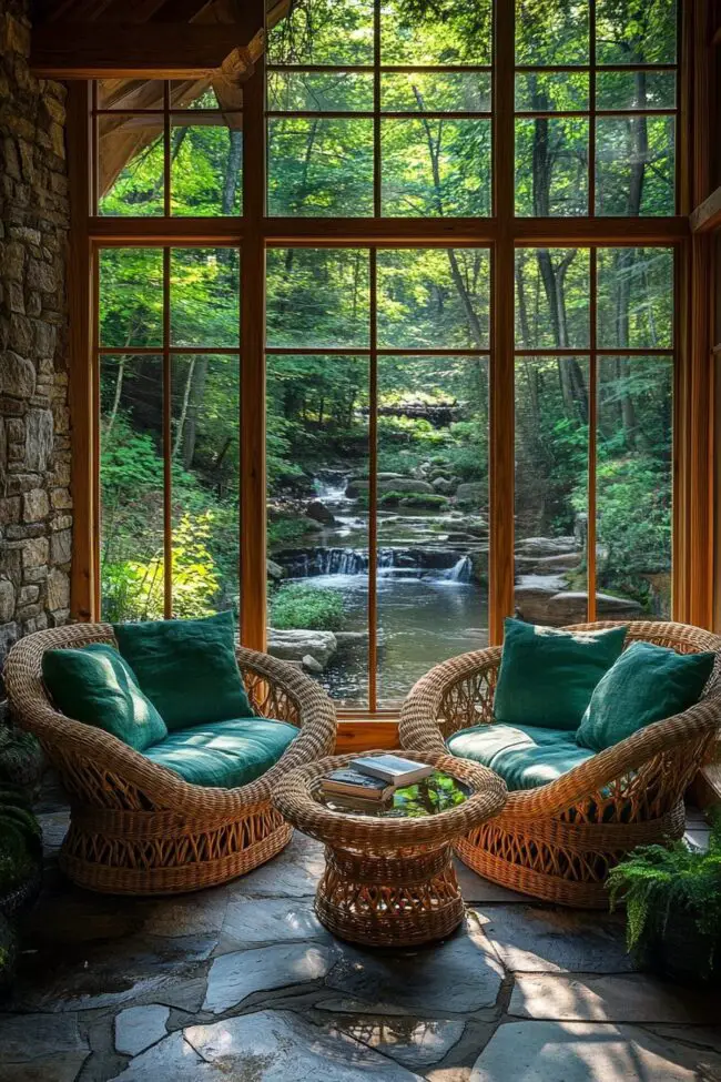 Streamside Serenity Sunroom