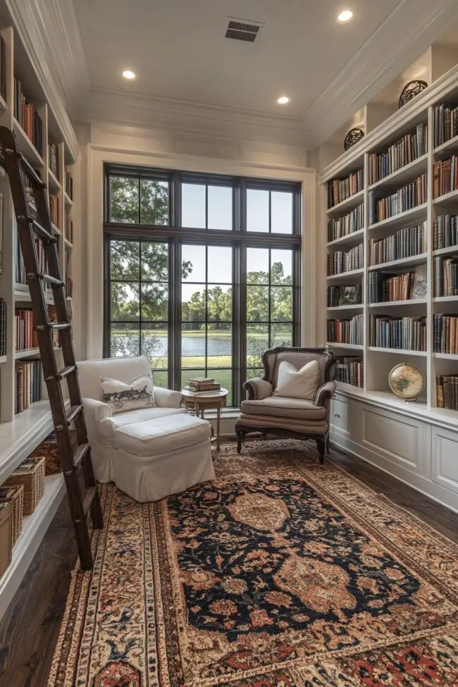 Nautical Inspired Reading Nook