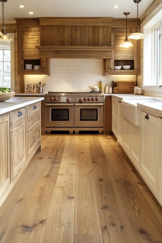 Farmhouse-Inspired Shiplap Floors