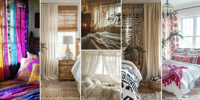 Top Boho Bedroom Curtain Inspirations